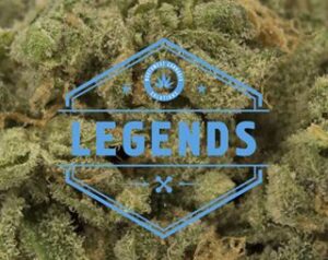 Legends Logo with Blue Dream Flower
